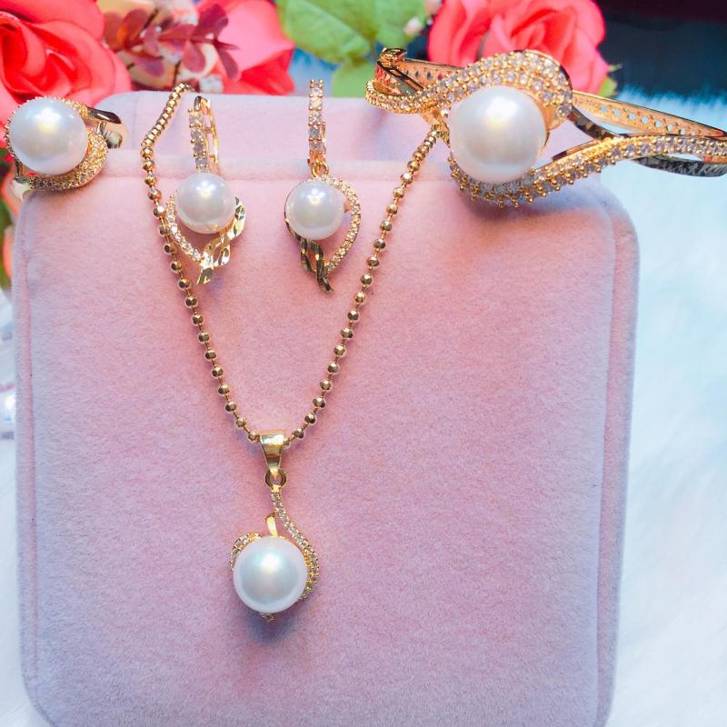 Bộ Trang Sức Nữ Xi Vàng 18k Gadoshop_VB4180635