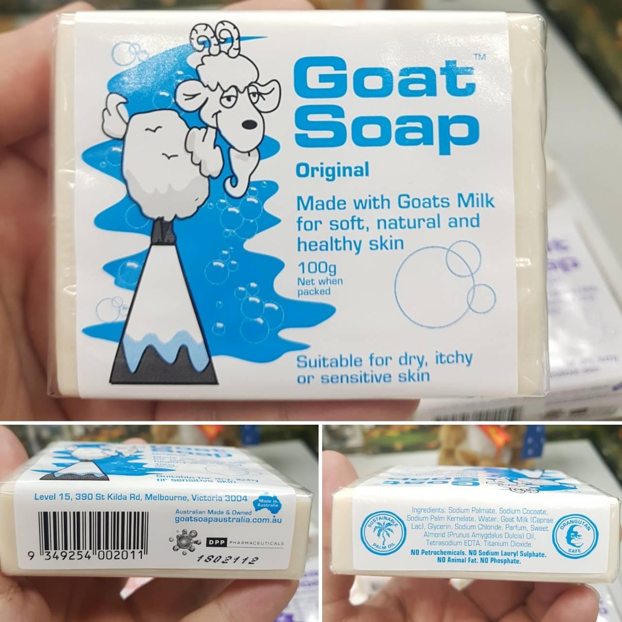 xà phòng tắm sữa dê nguyên chất Úc ( Goat soap - Australia)