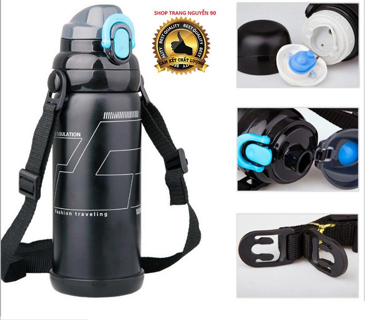 Bình giữ nhiệt inox 304 cao cấp 800ml- bình nước giữ nhiệt- bình đựng nước giữ nhiệt.