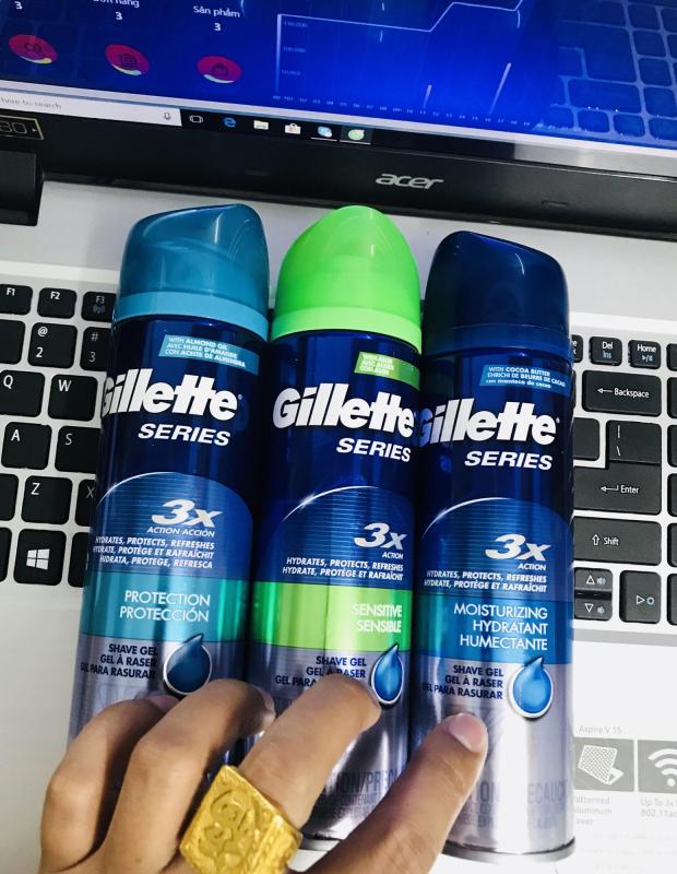 Bột cạo râu Gillette 198g