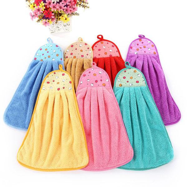 Combo 10 khăn lau tay Cotton mềm mịn thấm hút.