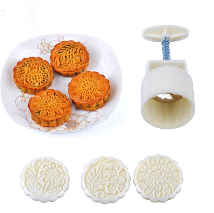 Khuôn làm bánh trung thu bằng tay 100g