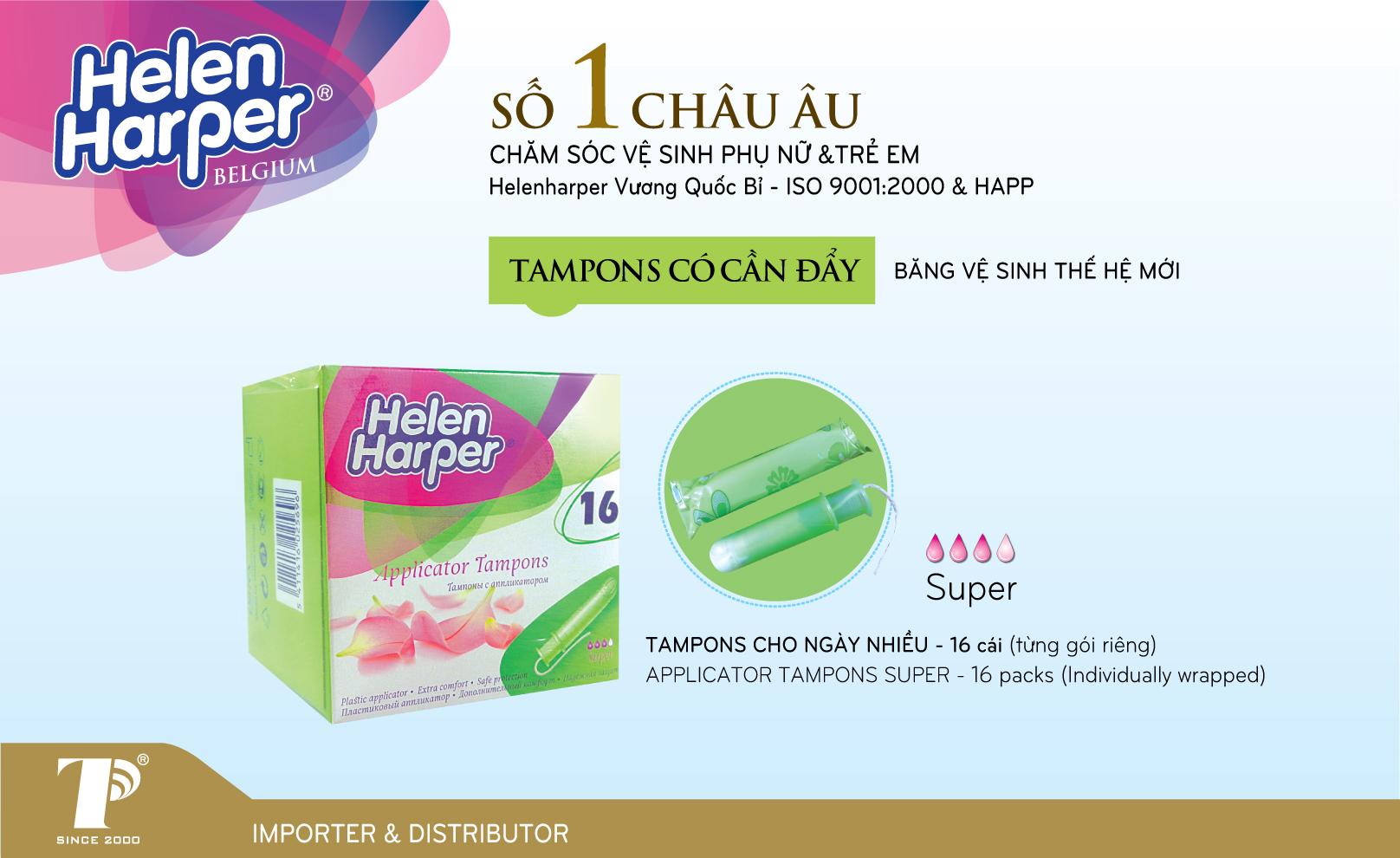 Combo 2 Hộp Băng vệ sinh Tampon APPL- Super có cần đẩy hổ trợ Thương hiệu độc quyền