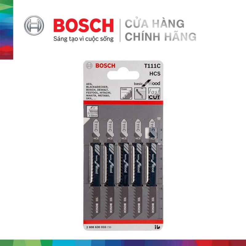Lưỡi cưa lọng Bosch T 111 C - Gỗ (bộ 5 lưỡi)
