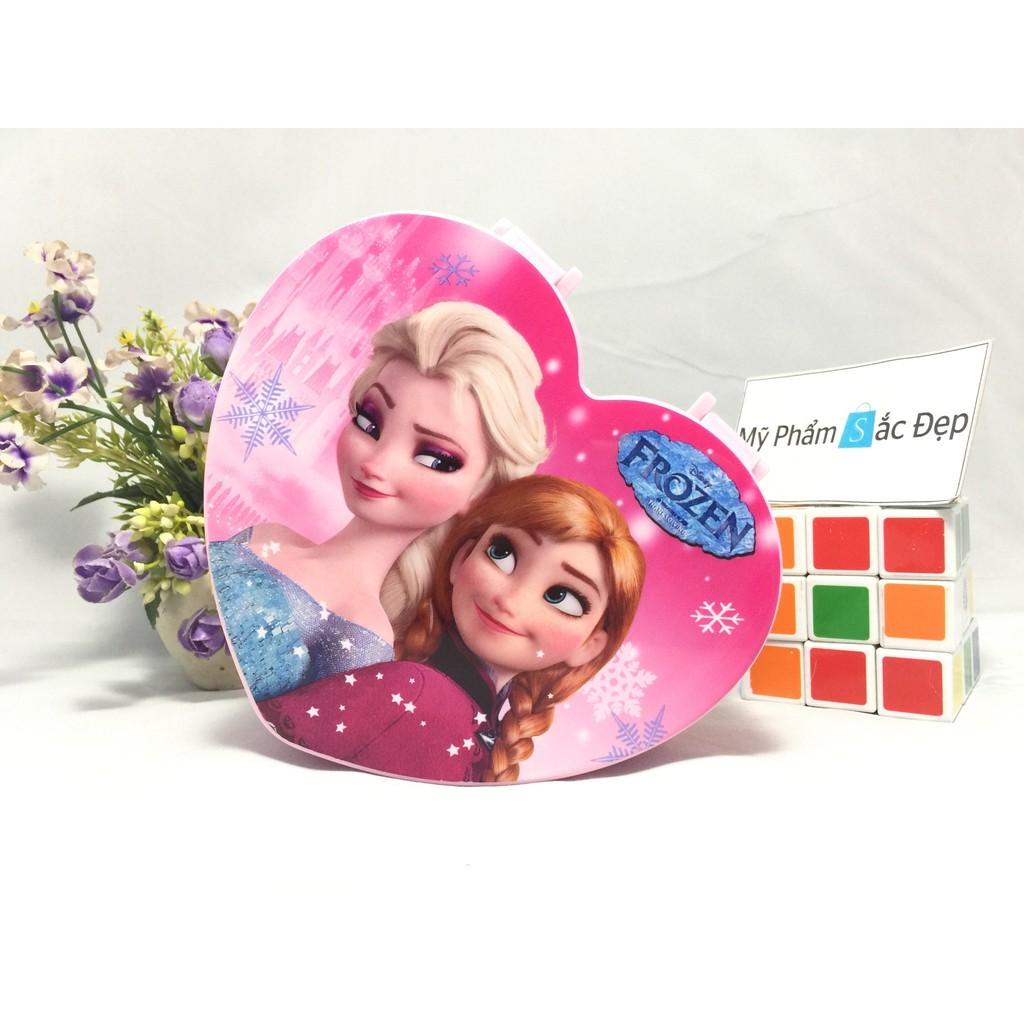 Hộp tim Frozen đựng trang sức cho bé gái
