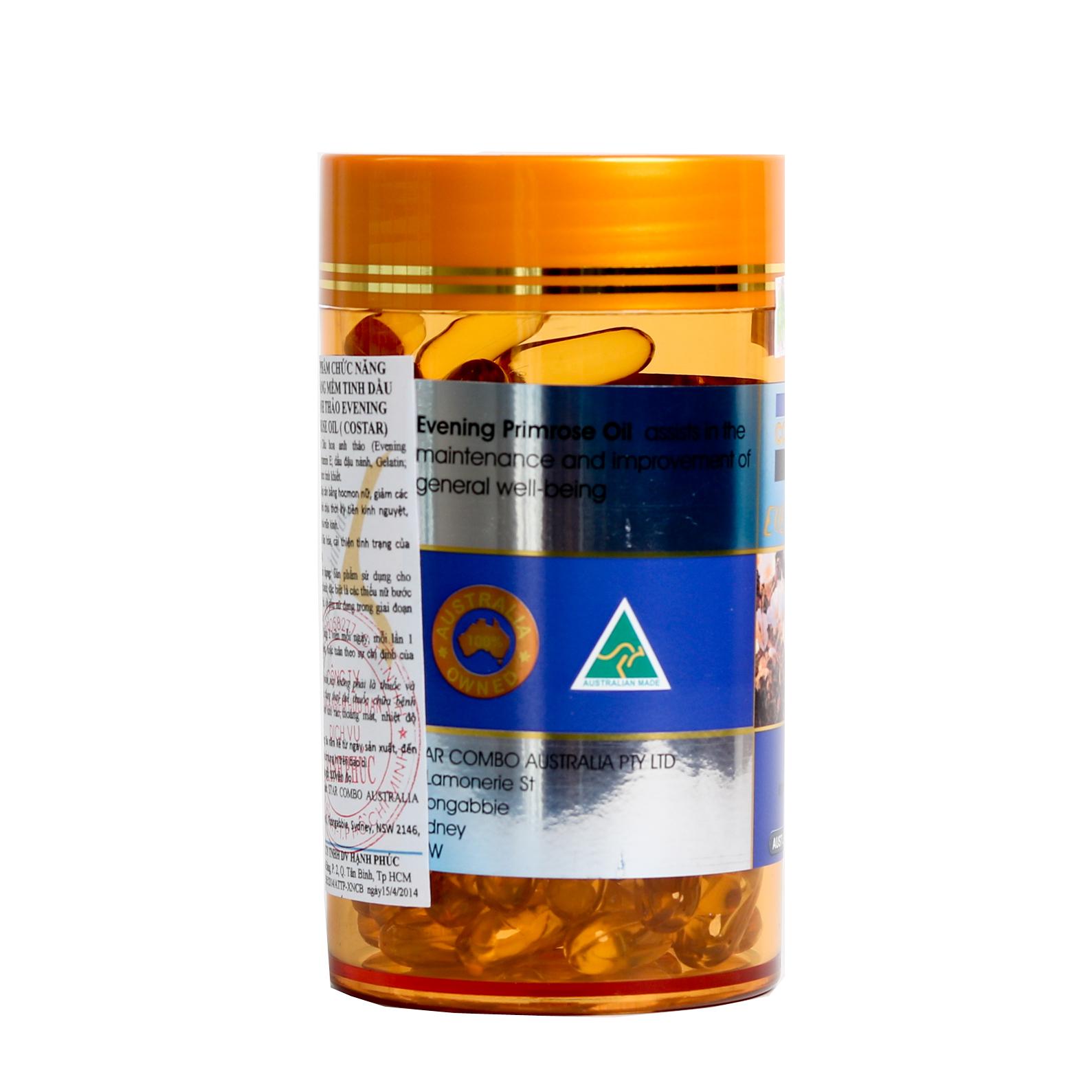 Viên uống Tinh dầu Hoa Anh Thảo Úc 1000mg (100 viên)