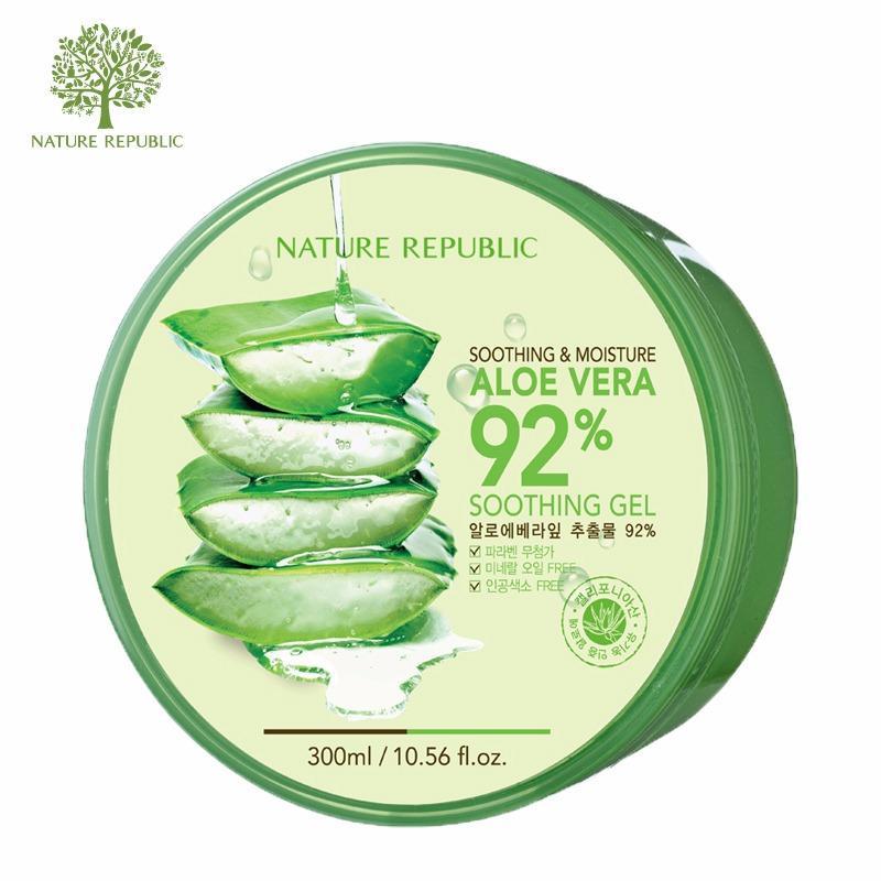 Gel Dưỡng Da Đa Năng Từ Lô Hội Nature Republic Soothing & Moisture Aloe Vera 92% Soothing Gel 300ml