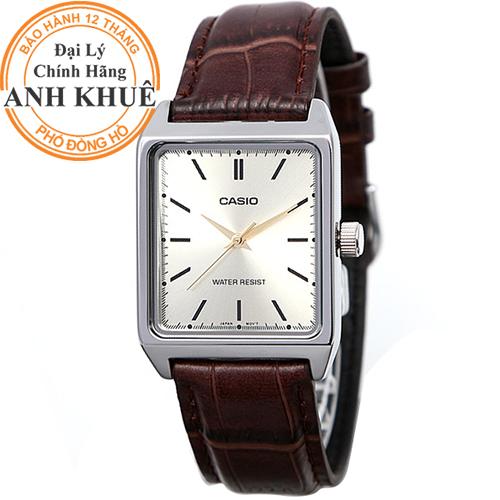 Đồng hồ nam đây da casio anh khuê mtp-v007l-9eudf