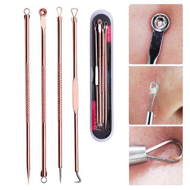 Bộ 4 cây nặn mụn chuyên nghiệp