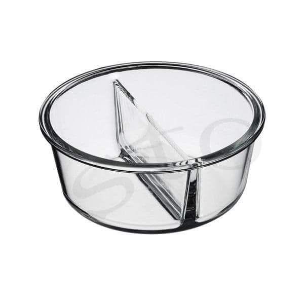 Hộp thủy tinh tròn chia ngăn chịu nhiệt Lock&lock 950ml LLG861D