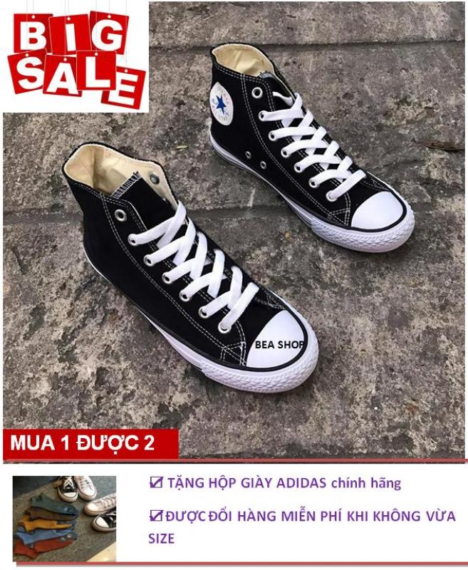 GIÀY CONVERSE CỔ CAO ĐEN - HÀNG VIỆT NAM XUẤT KHẨU