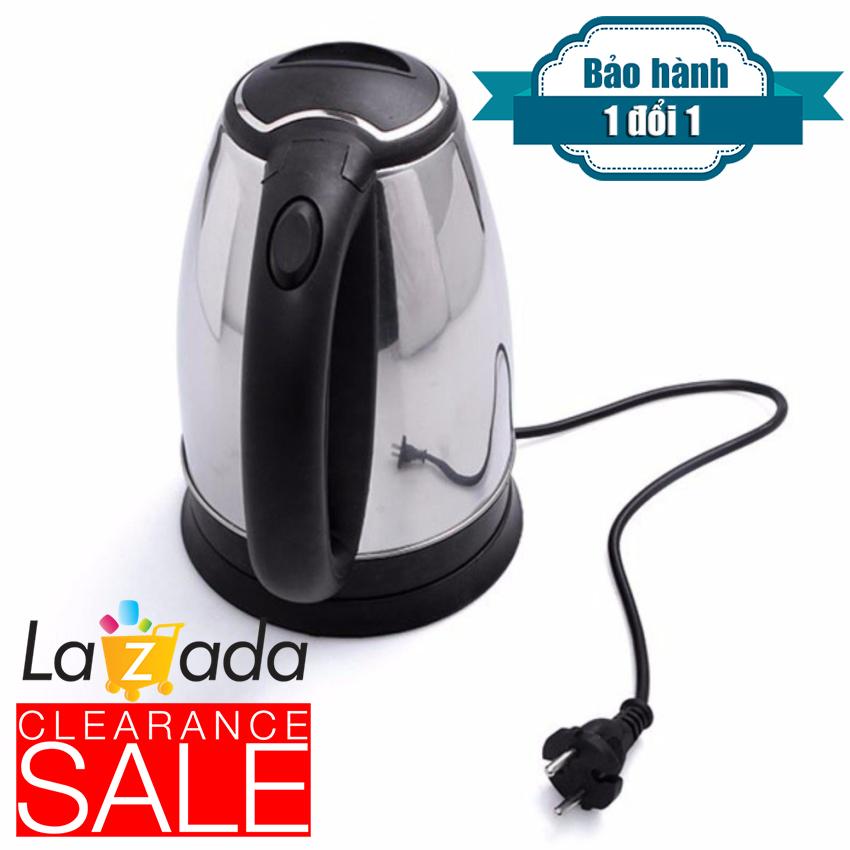 Ấm siêu tốc Accessory , Ruột Inox Loại 1 Cao Cấp ,  An Toàn Cho Sức Khỏe, Dung tích lớn 1.8L, Mẫu Mới, Bình nấu nước bằng điện - BH Uy Tín 1 Đổi 1 Bởi Toong