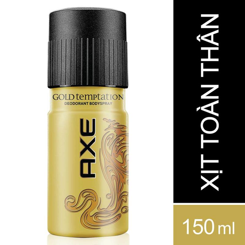 Xịt nước hoa toàn thân AXE Gold Temptation 150ml tốt nhất
