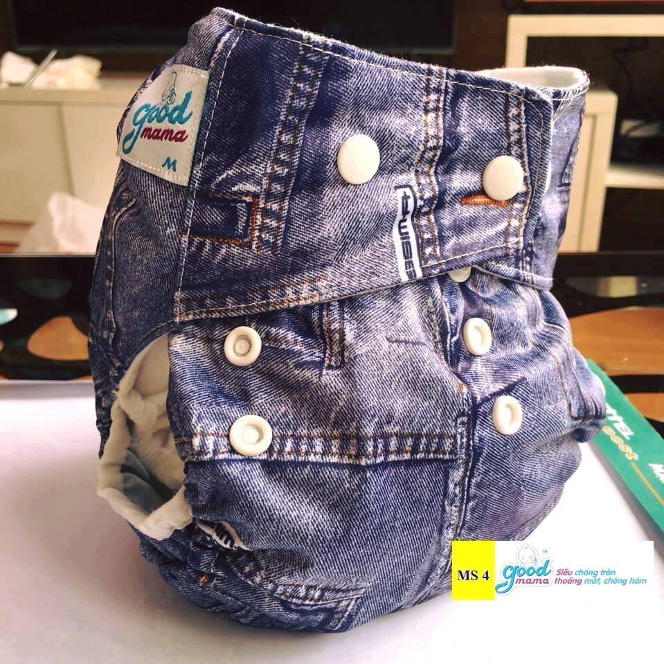 Bỉm vải Goodmama siêu chống tràn ban ngày Size M , Size L