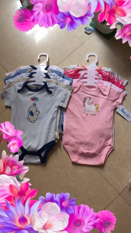Combo set 5 body cộc bé trai bé gái