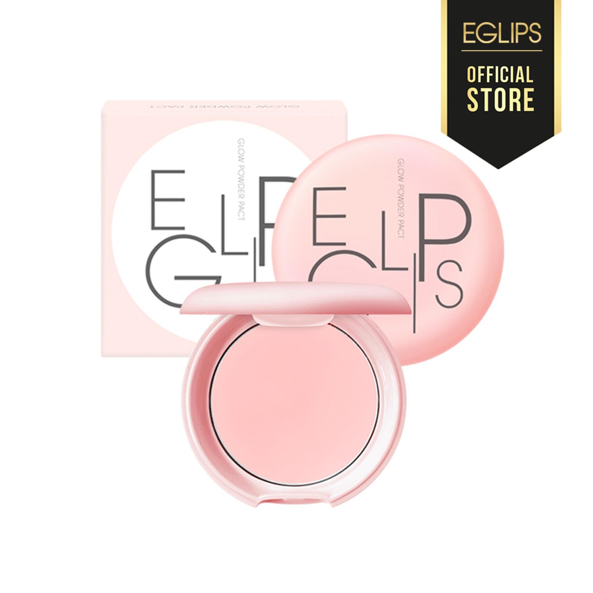 Phấn phủ siêu mịn, bắt sáng hồng ánh ngọc trai Eglips Glow Powder Pact