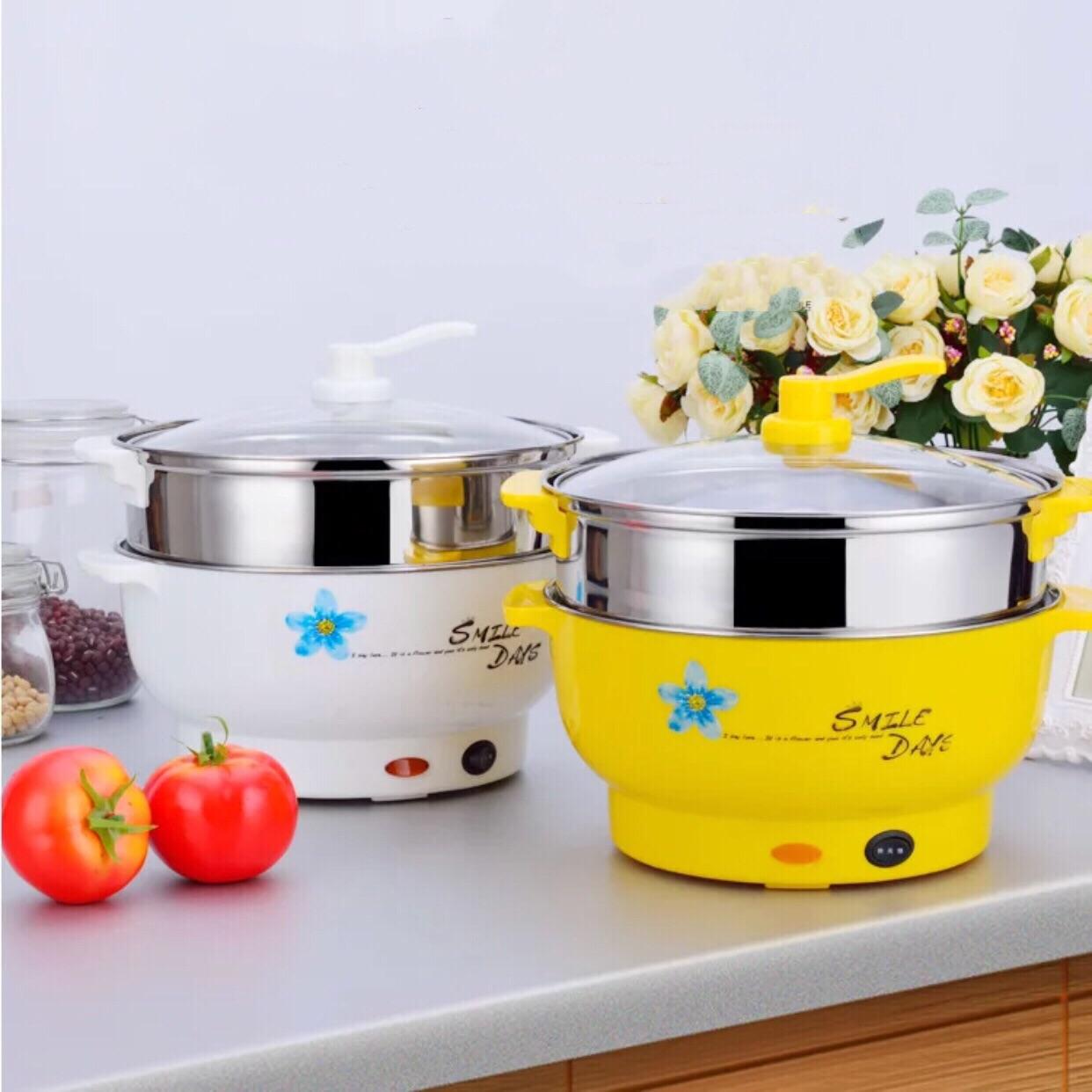 [HCM]BỘ NỒI XỬNG HẤP INOX SIÊU TỐC ĐA NĂNG 22CM