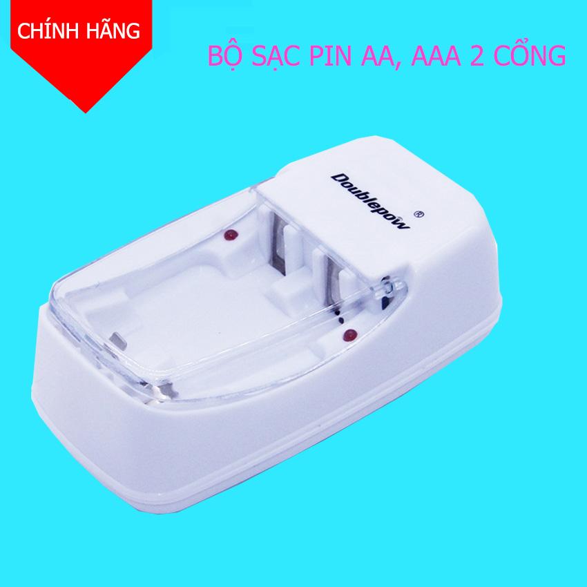 Bộ sạc pin aa, aaa 2 cổng doublepow dp-b01
