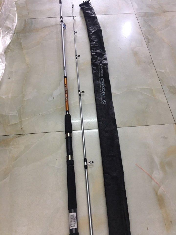 Cần câu shimano cruzar - Cần câu 2 khúc rỗng. Kích thước chính xác của sản phẩm này là: 2m4 ( thế giới cần câu cá ) - Thanh lý hàng tồn - đại hạ giá big sale cực hot