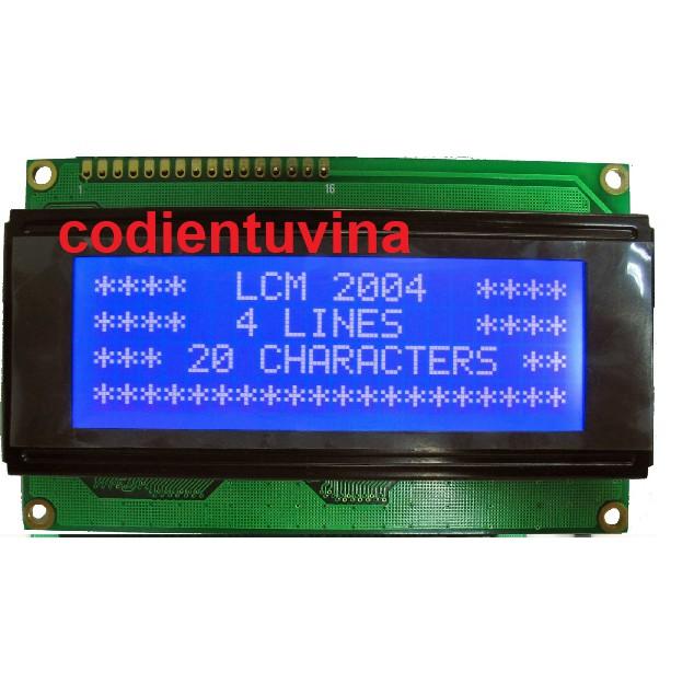 LCD 20X4 nền xanh dương