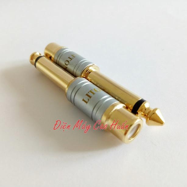 Combo 2 Jack chuyển 6 ly đực ra AV cái Liton
