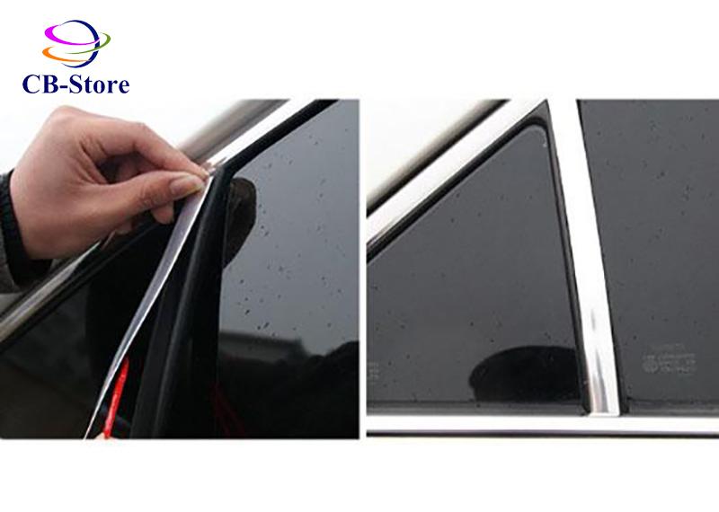 Cuộn nẹp trang trí ngoại thất ô tô mạ Crom (20mm dài 12m)