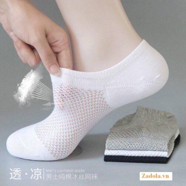Combo 10 đôi tất lưới nam thông hơi