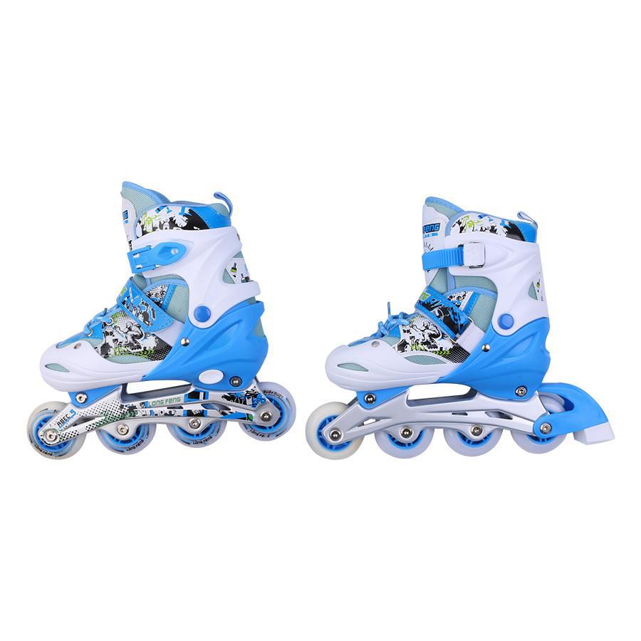 Giày patin long feng 906 - xanh nhạt - size m