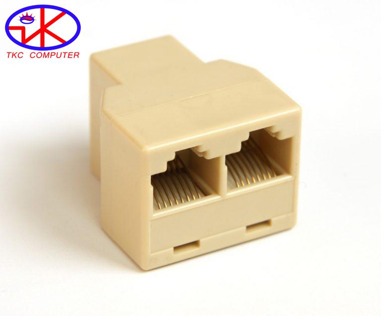 Đầu nối mạng RJ45 từ 1 ra 2,chia mạng 1 ra 2