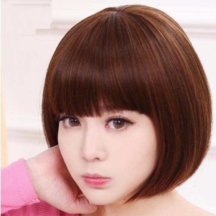 Tóc giả nữ nguyên đầu,tóc giả nữ cao cấp làm bằng tơ mềm mượt như tóc thật + tặng kèm lưới