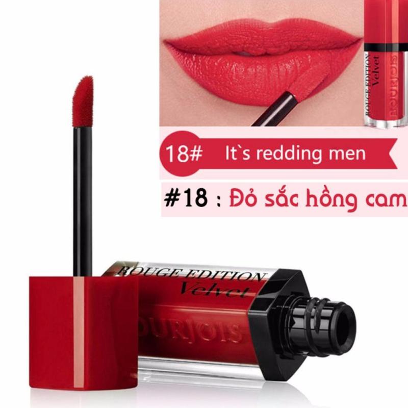 Son Bourjois Rouge Edition Velvet 7.7ml màu 18 - Its redding men! - Màu đỏ ánh hồng cam