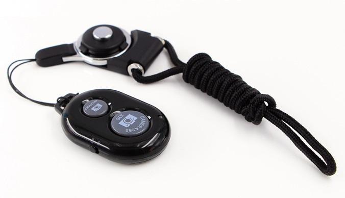 ⚡⚡ [HÀNG CÓ SẴN] Remote chụp ảnh Bluetooth AB SHUTTER KÈM DÂY ĐEO (Đen) [HÀNG NHẬP KHẨU]  - SINKA
