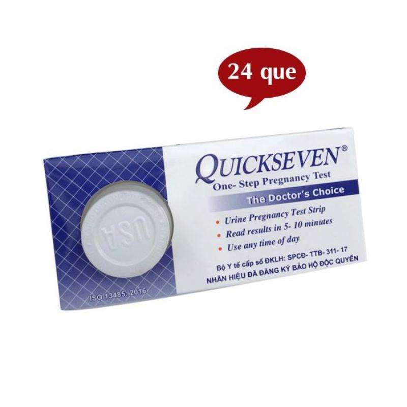 Hộp 24 que thử thai Quickseven nhập khẩu