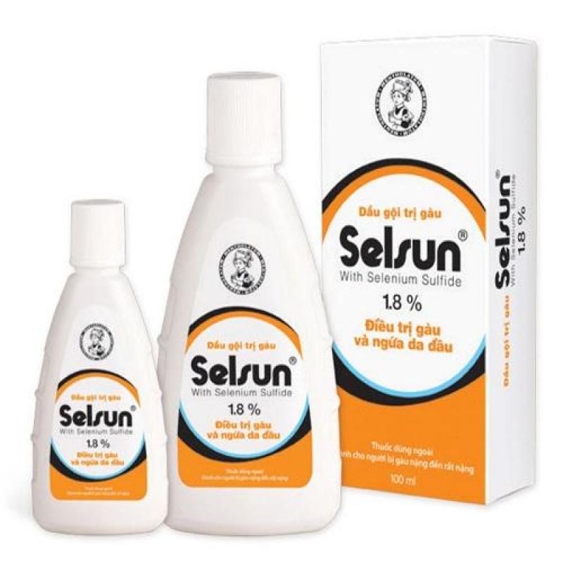 Dầu gội trị gàu Selsun 1.8% - Dành cho người bị gàu nặng đến rất nặng (chai 100ml) cao cấp