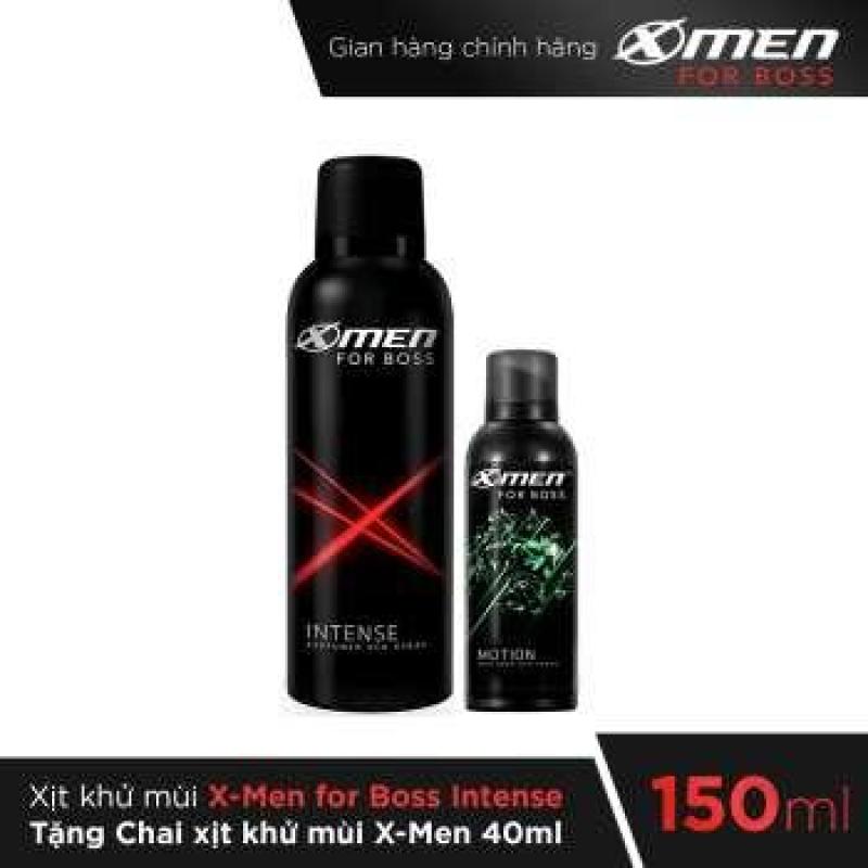 Xịt Khử Mùi XMEN For Boss 150ml (Khuyến mãi thêm chai 50ml) tốt nhất