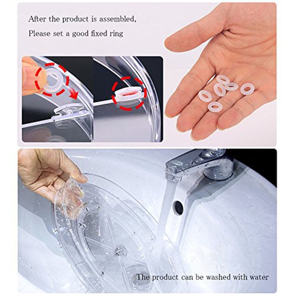 Bán sỉ kệ đựng mỹ phẩm trụ xoay 360 độ tiện dụng