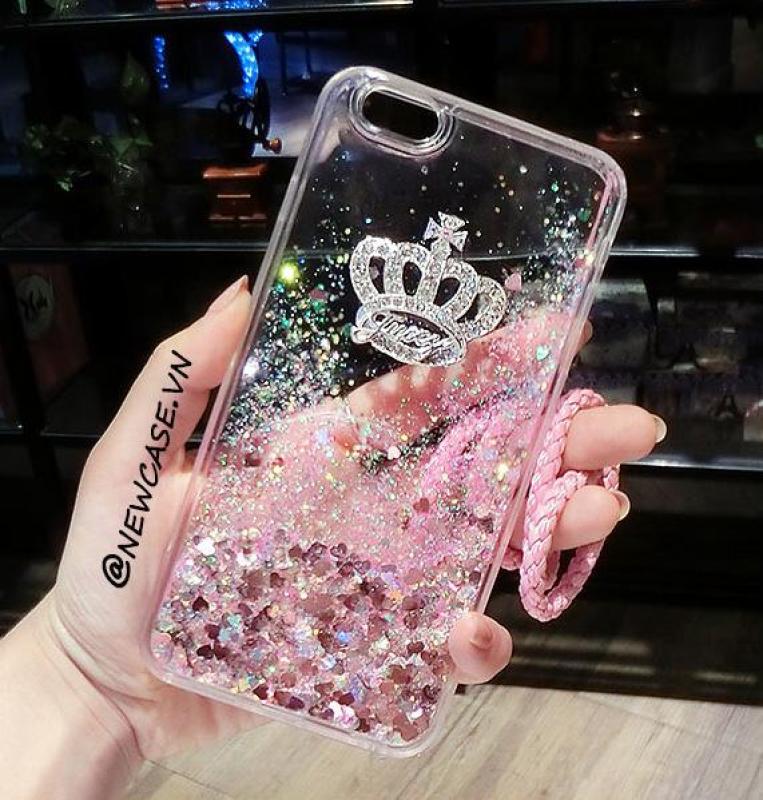 Giá Ốp Lưng Nhũ Chảy Vương Miện - Iphone 6, 6plus, 7, 7plus, 8, 8plus, X, Xs