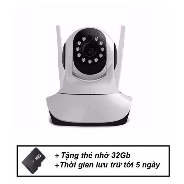 Camera ip wifi Keye điều khiển từ xa trên điện thoại tặng kèm thẻ nhớ 32gb