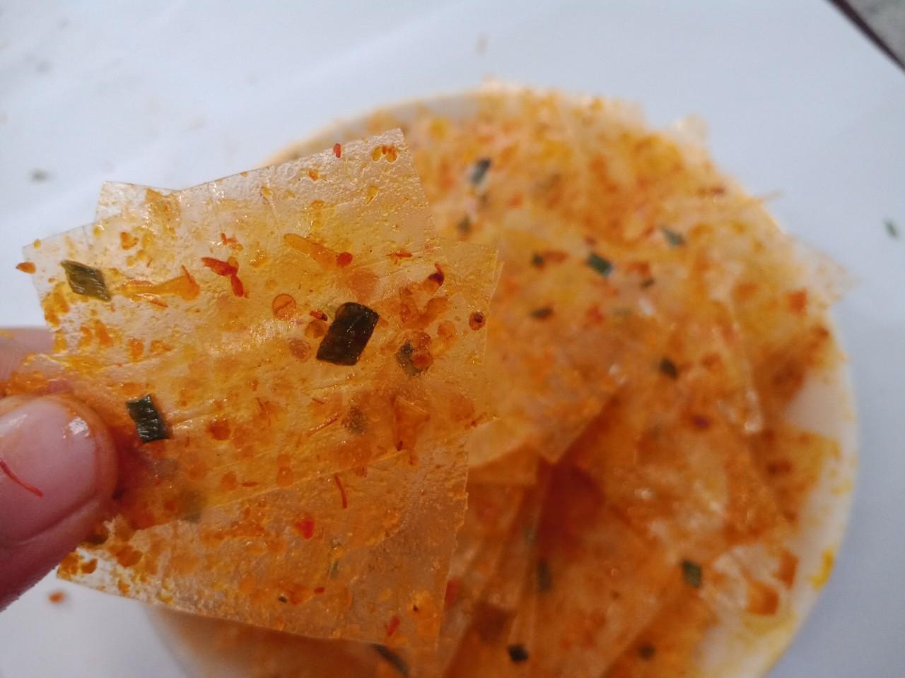 500g bánh tráng sa tế trộn tép có hành