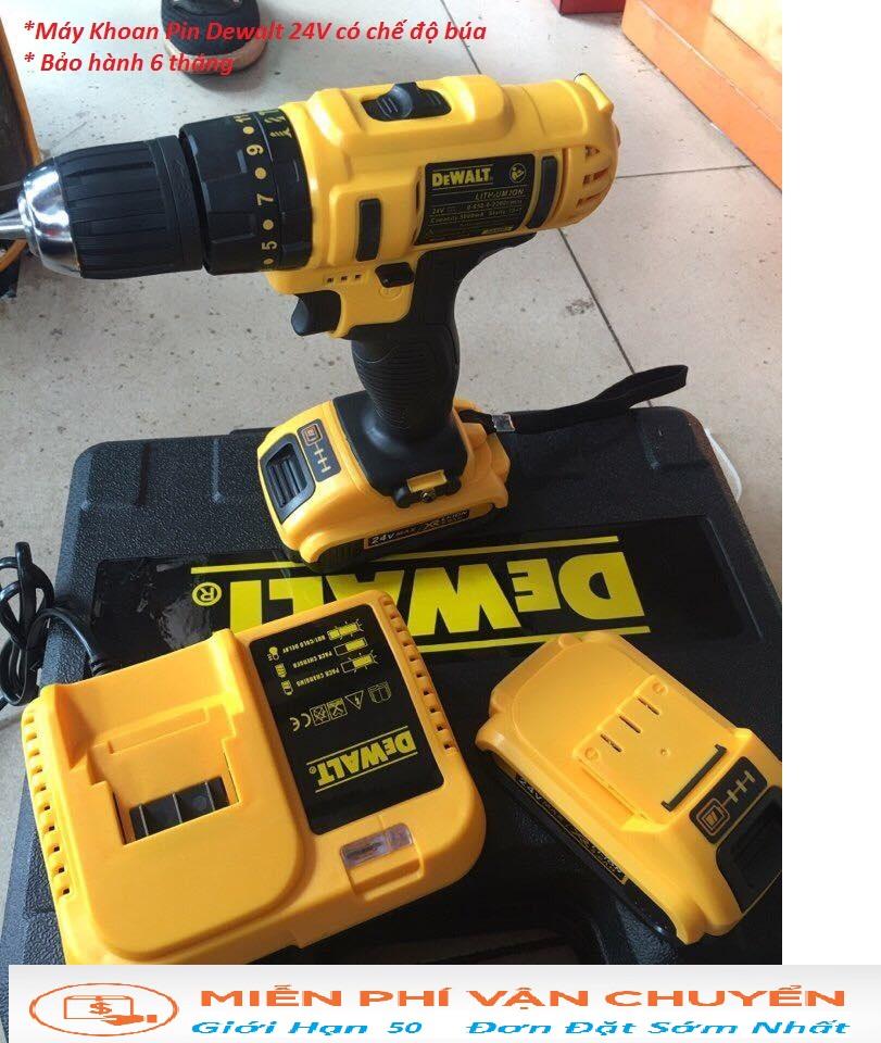 Máy khoan - máy khoan pin 24v dewalt có chế độ búa