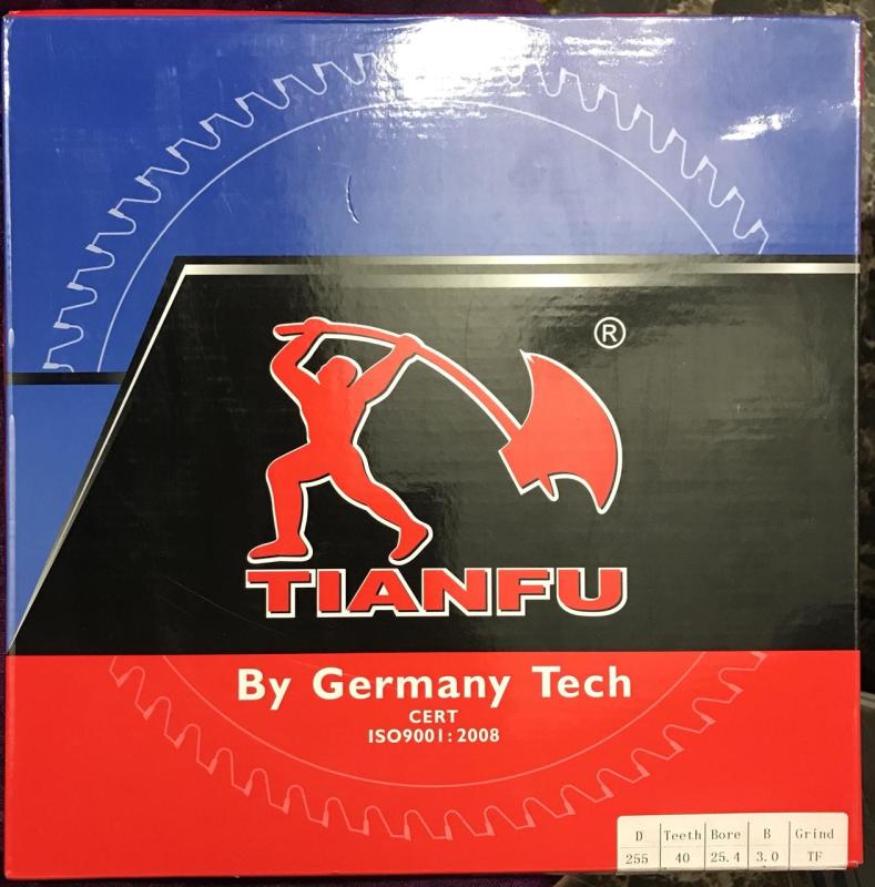 Lưỡi cưa gỗ hợp kim TIANPU – GERMANY 355 X 3.0 X 25.4 X 40T