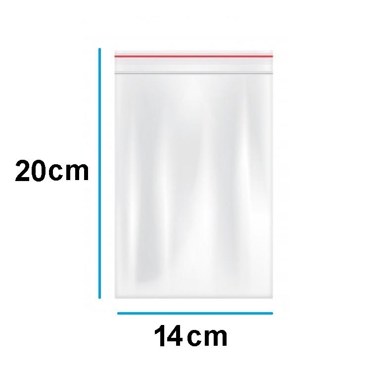 100 túi zipper 14x20cm bền đẹp