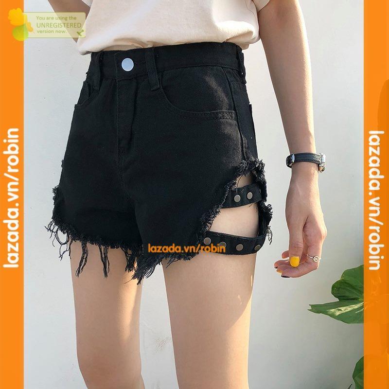 Quần short kaki rách phối mẫu 3 mt343 Robin