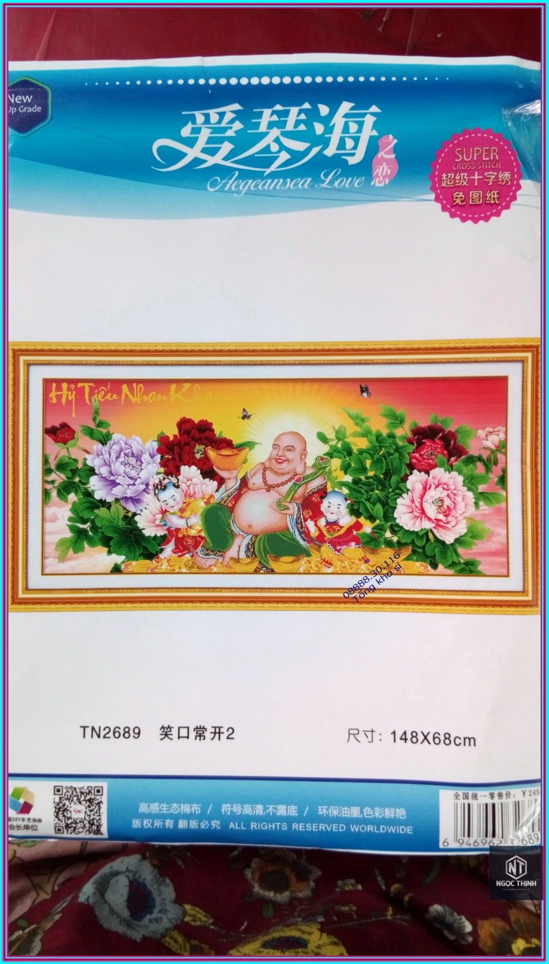 Tranh thêu chữ thập Phật dillac TN2689-Siêu thị tranh thêu