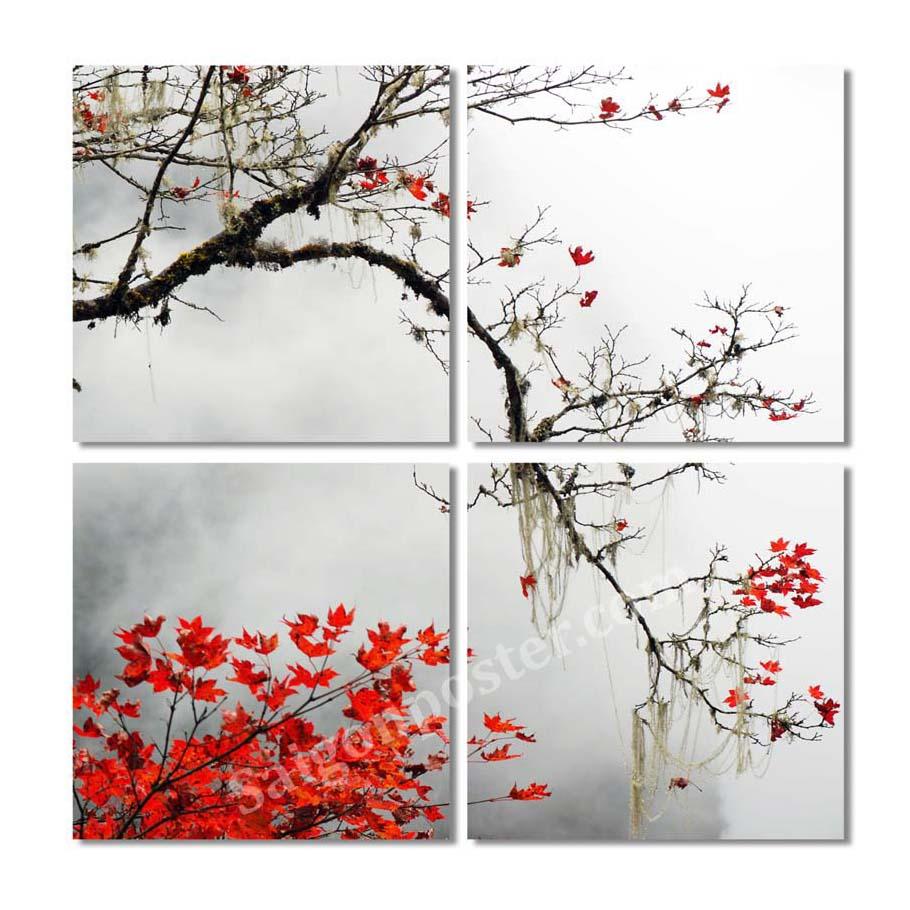 Tranh bộ saigonposter mùa thu hà nội d108a