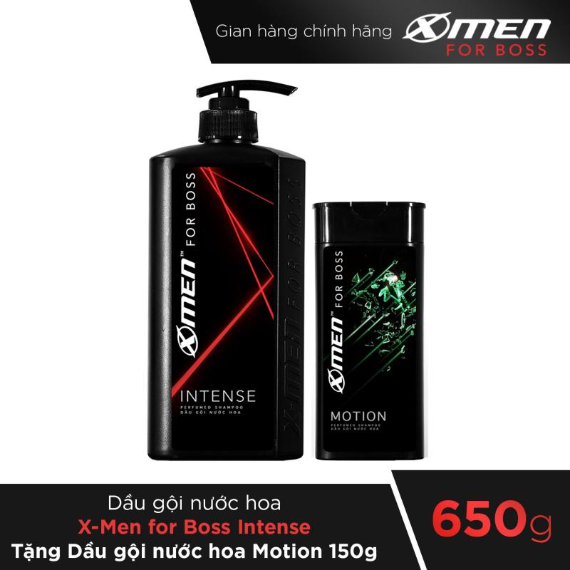Dầu gội nước hoa X-Men for Boss Intense 650g Tặng Dầu gội nước hoa Motion 150g