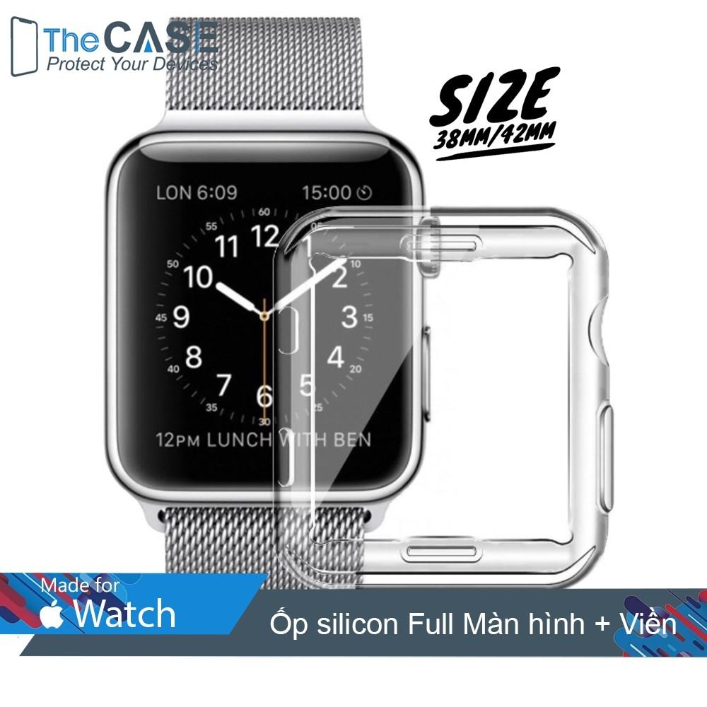 Ốp silicon Full màn hình và Viền Apple Watch (Series1/2/3) [size 38mm - 42mm] (The Case)