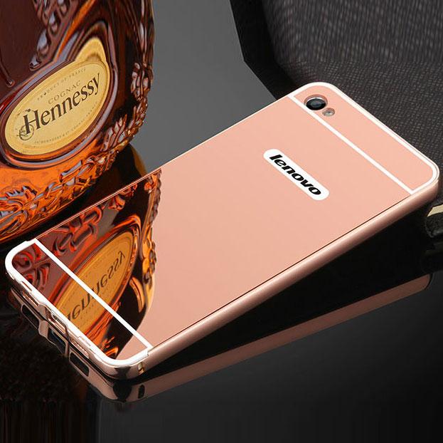 Lenovo S90 - Ốp lưng tráng gương viền hợp kim cho điện thoại