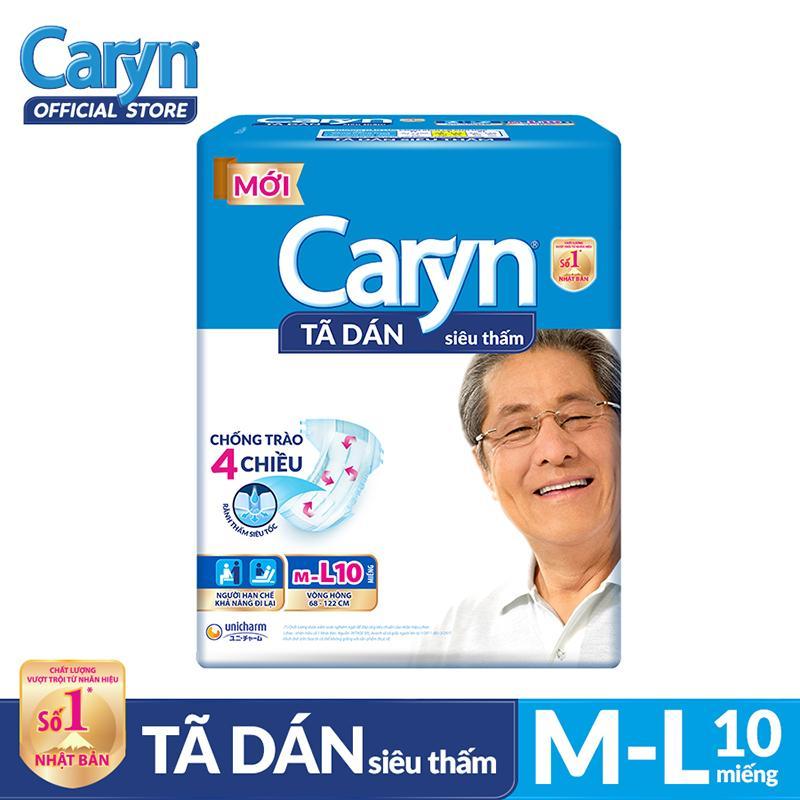 Tã dán Caryn siêu thấm size ML 10 miếng tốt nhất