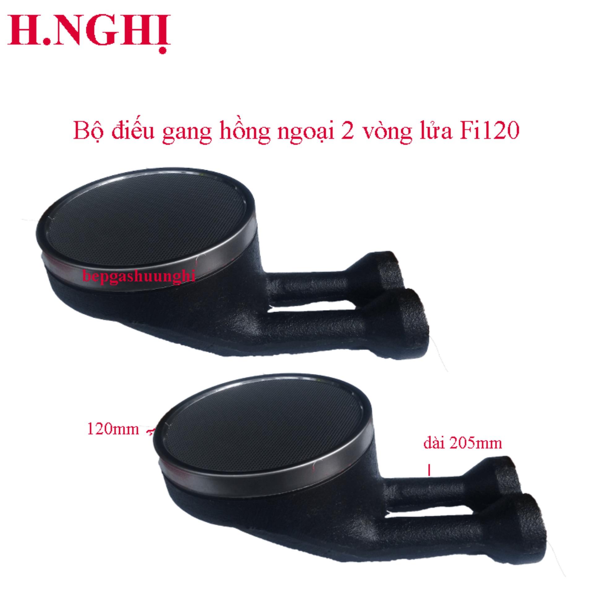 Điếu bếp gas hồng ngoại FI120 có chế độ hâm, phụ kiện bếp gas hồng ngoại